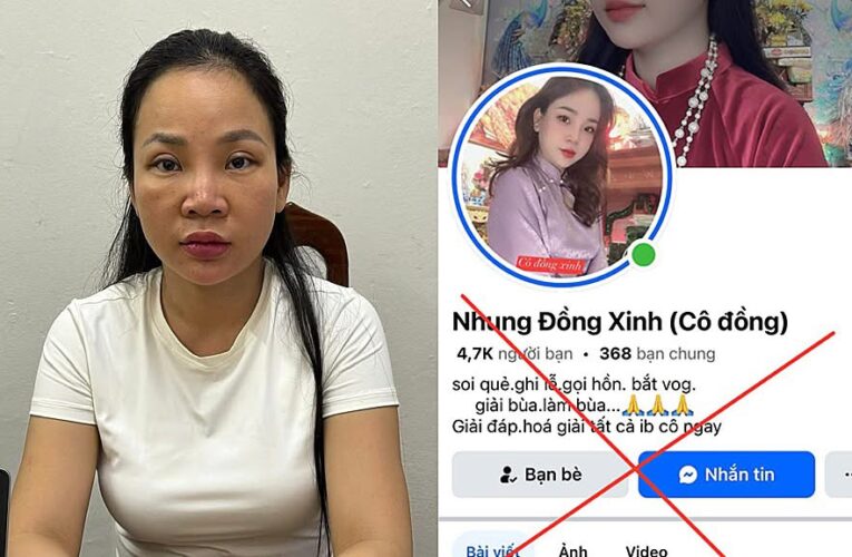 Cô đồng ‘Nhung Đồng Xinh’ bị khởi tố